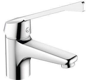 Medical single lever basin mixer